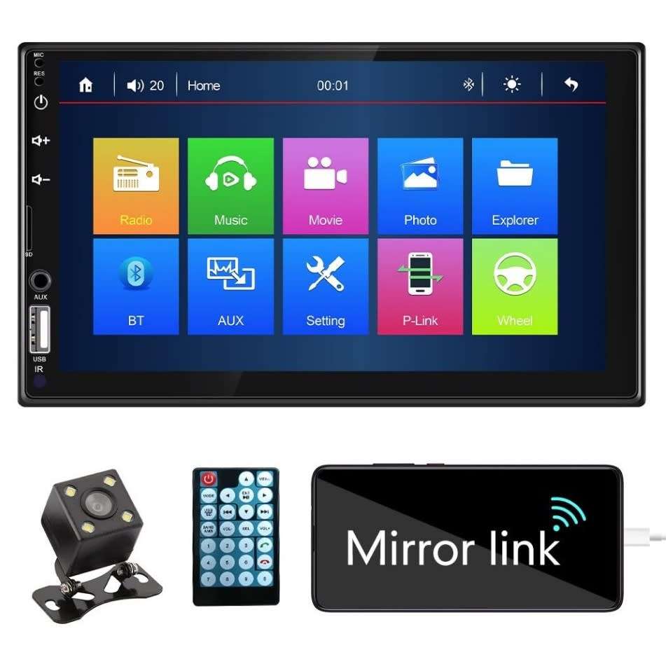 Car Radios Mp5 Player 7023 Car Bluetooth Handsfree Reversing Rear